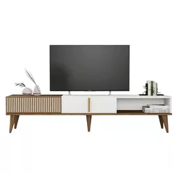 cumpără Comodă TV Trendy Milan Alt, Nuc, Alb în Chișinău 