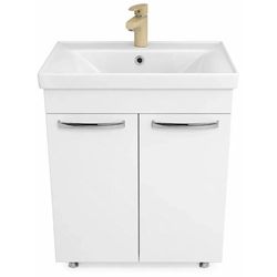 купить Шкаф под умывальник Mashtab 11500 Agat cu 2 usi 70cm Alb в Кишинёве 
