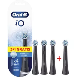 купить Сменная насадка для электрических зубных щеток Oral-B 5986 iO Ultimate Clean Black 3+1 в Кишинёве 