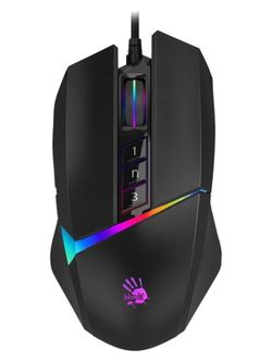 Gaming Mouse Bloody W60 Max, Optical, 100-10000 dpi, 8 buttons, RGB, Macro, Ergonomic, USB