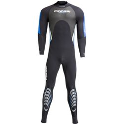 купить Аксессуар для плавания Cressi-Sub Morea Wetsuit (Bărbați) 3mm Black/Blue L/4 (Lu476004) в Кишинёве 