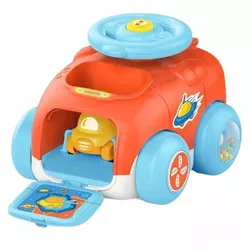 cumpără Mașină Huanger (78188) Mașină cu lansator și vehicul mic roșie/albastru HE8018 în Chișinău 