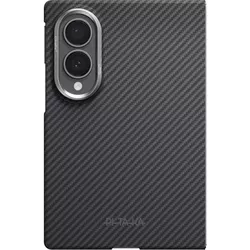 купить Чехол для смартфона Pitaka Edge Wide Samsung Galaxy Z Fold 8 (Protectie spate) Black Grey 01 (FBWFold8) в Кишинёве 