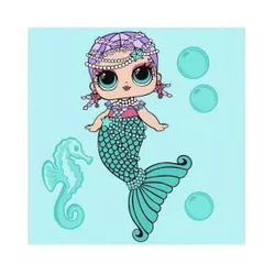купить Картина по номерам Ideyka (KHO6262) L.O.L. Surprise! Mermaids Merbaby, 40х40 в Кишинёве 
