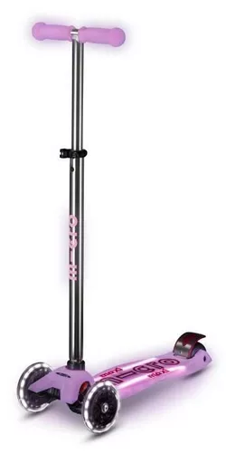 купить Самокат Micro MMD378 Maxi Deluxe Glow LED Plus Luminous Purple в Кишинёве 