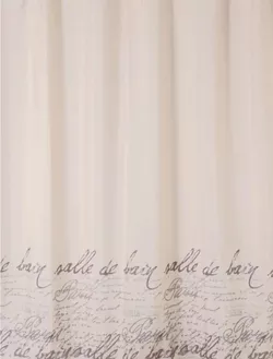 купить Занавеска для ванной Bisk 06879 TXT STAMP 180x200 в Кишинёве 