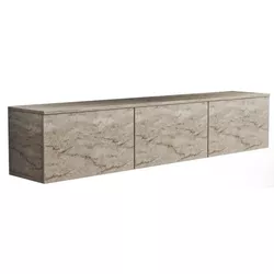 купить Тумба напольная для TV Trendy Suport TV, Neon Illuminated, Travertin, 160x35x32cm в Кишинёве 