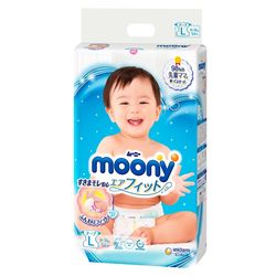 Подгузники Moony L (9-14 kg) 54 шт