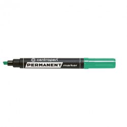 Marker permanent Centropen Permanent 1-4,6 mm tesit verde