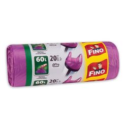 Fino Пакеты для мусора с ручками 60 л, 20 шт.