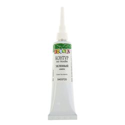 Contur Acril pentru textil verde 18 ml