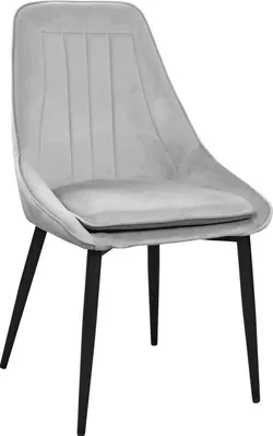 купить Стул Deco Florida Catifea Light Grey HLR14+Black Legs в Кишинёве 