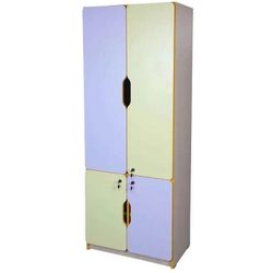 купить Шкаф для учреждений Tisam Смышлёныш закрытый с замком 696х410х1885мм (5424) в Кишинёве 