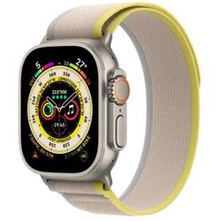 cumpără Ceas inteligent Apple Watch Ultra GPS/Cellular Titanium 49mm Yellow/Beige MQFU3 în Chișinău 