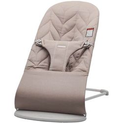 купить Детское кресло-качалка BabyBjorn 006317A Bliss Woven Petal Quilt, Sand Gray в Кишинёве 