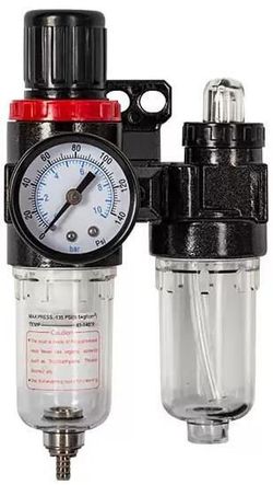 cumpără Compresor Profmet 815165 Unitate de tratare a aerului in doua etape cu reductor si manometru 1/4 în Chișinău 