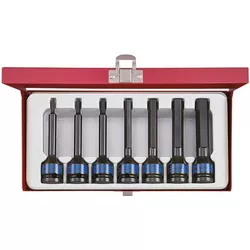 купить Набор головок, бит, насадок King Tony 4457MP набор насадок ударных длинных HEX 4-14мм 1/2", 7 пр. в Кишинёве 