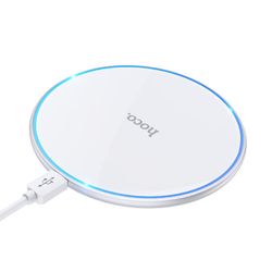 Беспроводная зарядка Hoco CW6 Pro 15W wireless fast charger [White]