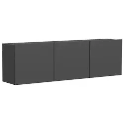 купить Тумба напольная для TV Trendy Белый антрацит (GTR000195) в Кишинёве 