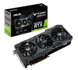 VGA ASUS RTX3060 12GB GDDR6 TUF Gaming OC V2  (TUF-RTX3060-O12G-V2-GAMING)