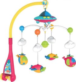 купить Карусель для кроватки Huanger (420144) Jucarie carusel pentru patuc pe baterii HE0303 в Кишинёве 