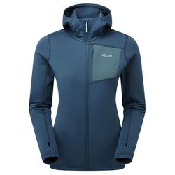 купить Одежда для спорта Rab Jacheta dame Superflux Hoody Tempest Blue 12 (QFG-14-TMB-12) в Кишинёве 