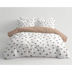 cumpără Textile de casă Relaxe Home 023438 Lenjerie de pat Soft Dreams (200x220 Euro) Triang Latte în Chișinău 