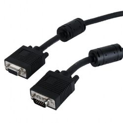 Cable VGA Premium Extension 3.0m, HD15M/HD15F Black, Cablexpert, w/2*ferrite core, CC-PPVGAX-10-B