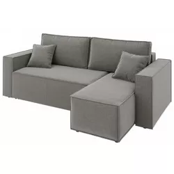 купить Диван Sofyno SKY canapea de colț extensibilă L (Viva 14 Gri) в Кишинёве 