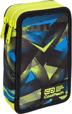 Пенал с 2 отделениями CoolPack с аксессуарами JUMPER "Setsquare"