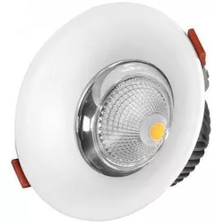 cumpără Corp de iluminat interior LED Market Downlight COB Round 12W, 4000K, LM-D2008, White în Chișinău 