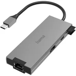 купить Переходник для IT Hama 200109 Usb-C Hub, Multiport, 5 Ports, 2 X Usb-A, Usb-C, Hdmi™, Lan/Ethernet в Кишинёве 