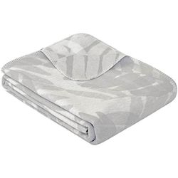 купить Домашний текстиль Ibena 1801/800 Jacquard Baumwolldecke Kula mith GOTS Zertifikat Grey/white в Кишинёве 
