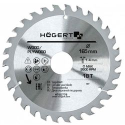 cumpără Disc de tăiere Hoegert HT6D776 Panza ferastrau circular 165x18Tx30 în Chișinău 