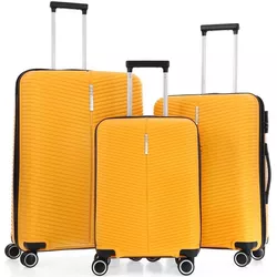 купить Чемодан CCS Комплект 5224 Set Yellow в Кишинёве 