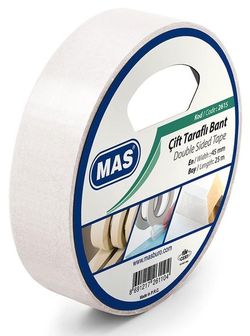Скотч двусторонний 45мм х 25м MAS