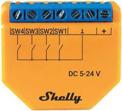 cumpără Întrerupător electric Shelly Plus i4 DC (3800235265543) în Chișinău 