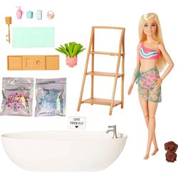 купить Кукла Barbie HKT92 Set Spa Confetti в Кишинёве 