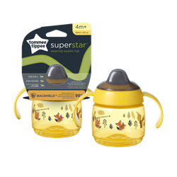 Кружка Tommee Tippee Sippee с защитой Bacshield, (4+) 190мл. желтая,  TT0388