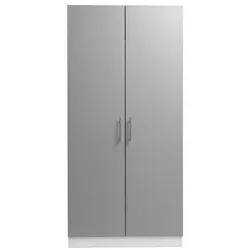 купить Шкаф Mashtab 12243 FLEXO M2 alb uși gri 1000x530x2200 в Кишинёве 