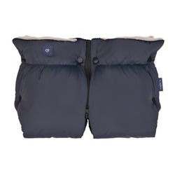 купить Аксессуар для колясок Zaffiro Муфта wool premium 38 x 26 cm Graphite в Кишинёве 