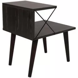 cumpără Noptieră Trendy Cruce Maro închis, 50x55x40cm (GTR001526) în Chișinău 