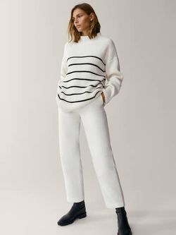 Брюки Massimo Dutti Белый 5050/935/251