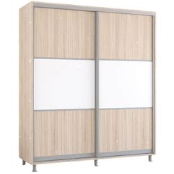 купить Шкаф Mobildor-Lux Арон с горизонтальными раздвижными дверями (230x60x240H см) Sonoma в Кишинёве 