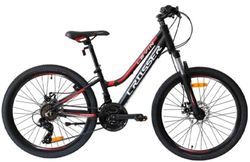 купить Велосипед Crosser LEVIN 24-4036-21-12 Black/Red в Кишинёве 
