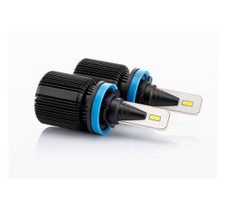 H1/H3 LED 12V-24V 8000LM, 6500K, Radiator (2 Buc)