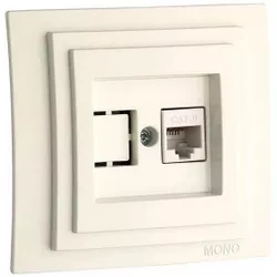 купить Розетка электрическая Mono Electric Розетка компьютерная RJ45 CAT6 Larissa в Кишинёве 