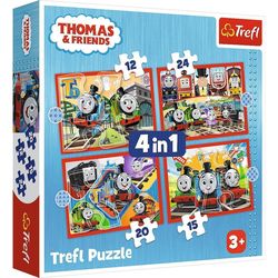 cumpără Puzzle Trefl R25E / 9 (34619) 4  în 1 Trenuțul Thomas și prietenii săi în Chișinău 