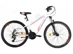 купить Велосипед Crosser P6-2 26" 15" (EF51 21S) White/Rose в Кишинёве 