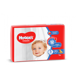 Huggies Scutece Classic Jumbo 5, 11-25 kg, 42 buc.